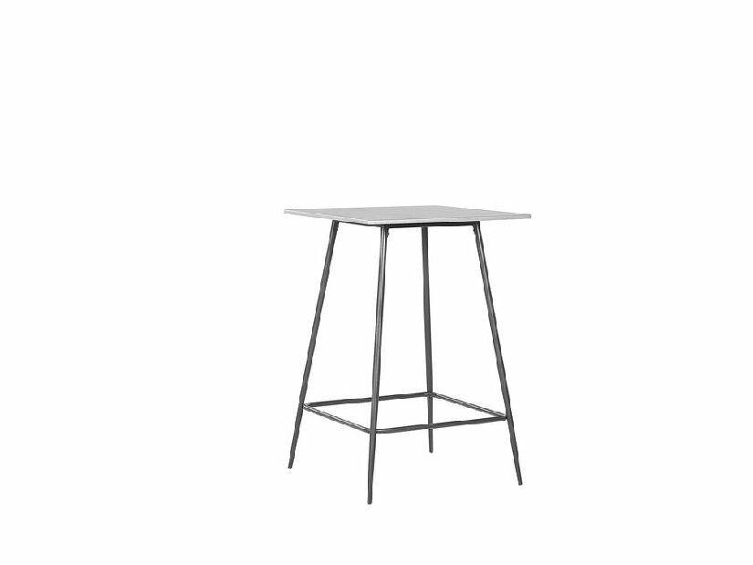Barski stol VALLON (siva + crna) (za 4 osobe)