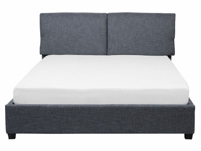 Bračni krevet 160 cm BELLA (s podnicom) (siva)