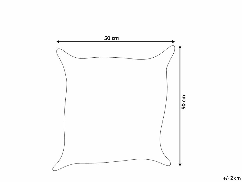 Vrtni jastuk 50x50 cm Plain (krem bijela)