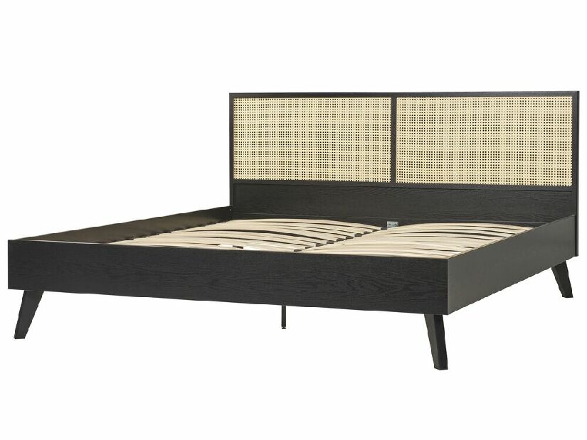 Bračni krevet 180 cm Monza (crna)
