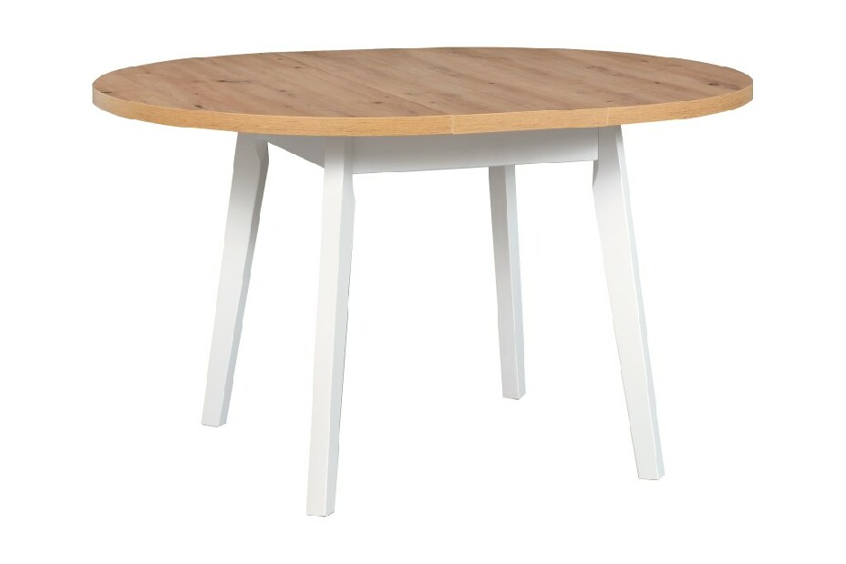 Blagovaonski stol Octavia 3 L (Hrast grandson + Bijela) (za 4 osobe)