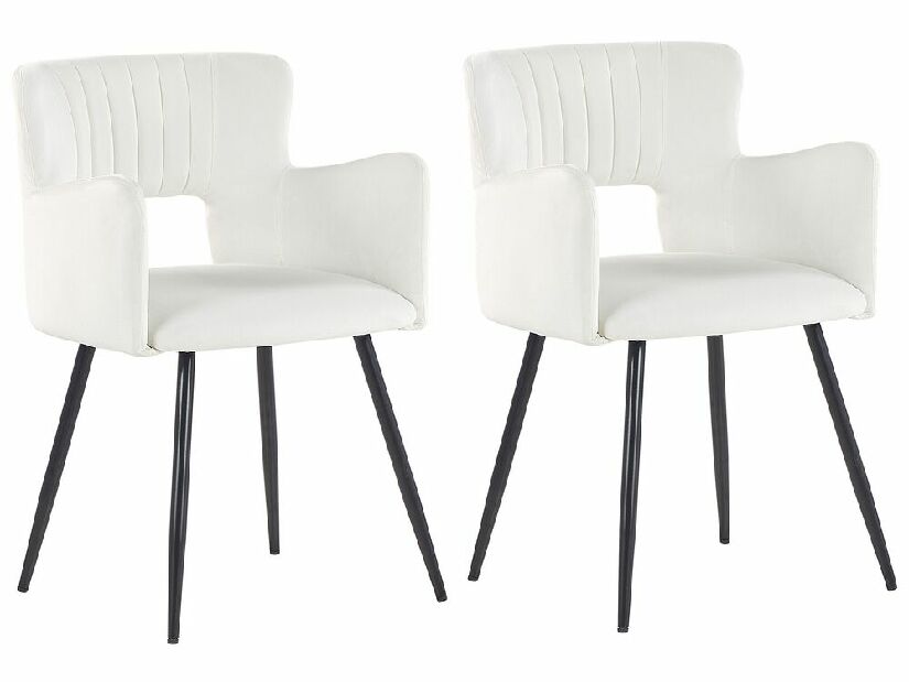 Set blagovaonskih stolica (2 kom.) Shelba (bijela) 
