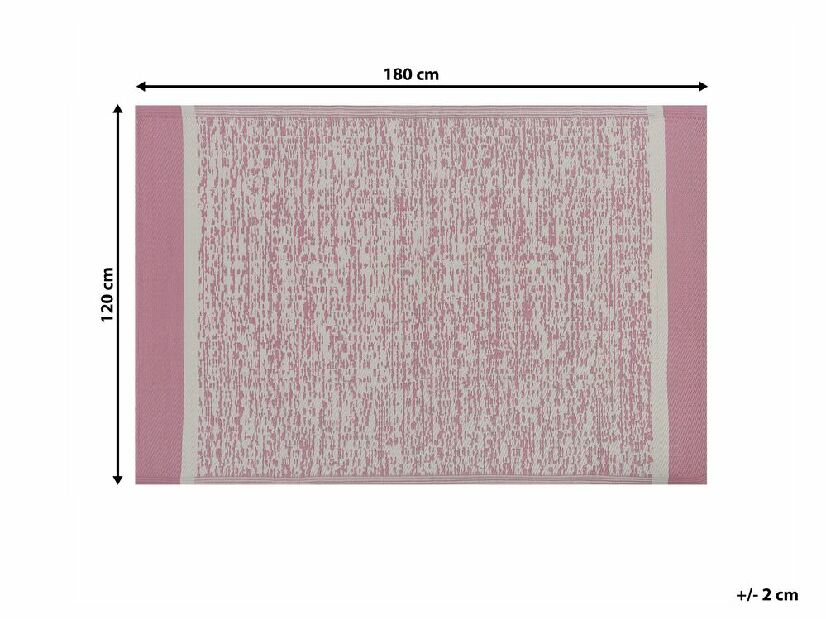 Tepih 120x180 cm BALIRI (polipropilen) (ružičasta)