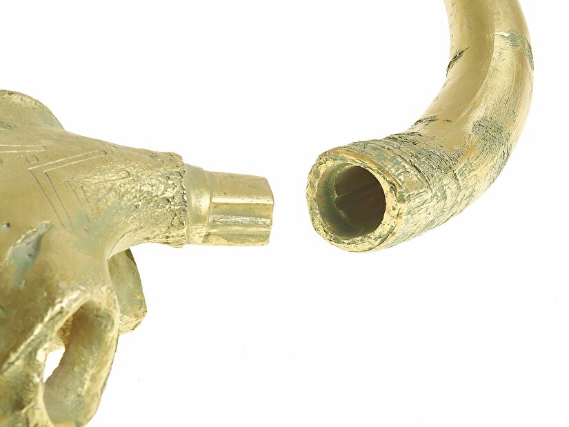 Dekoracija bikova lubanja KAOVO (zlatna)