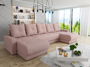 Sofa na razvlačenje s prostorom za odlaganje U (Lux 28)