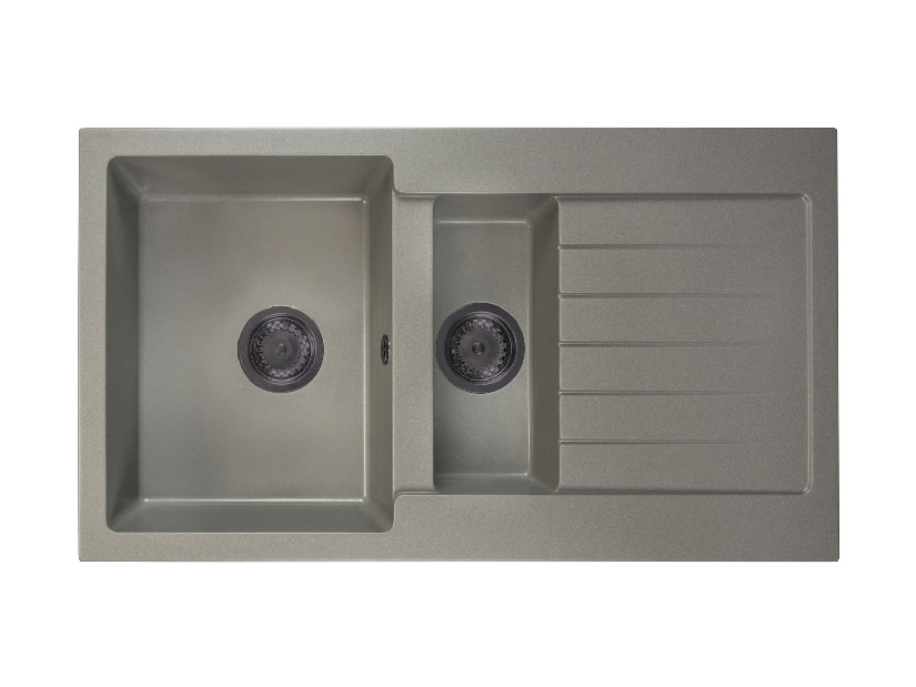 Kuhinjski sudoper Altava (siva) (sa 2 otvora za bateriju) (D)