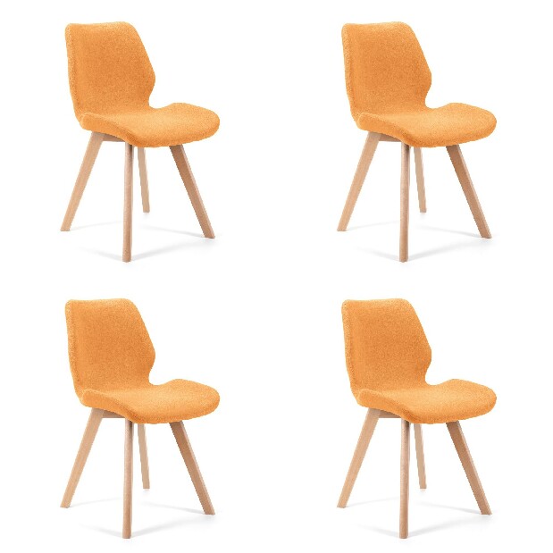 Blagovaonska stolica Sivan (narančasta) (4ks)