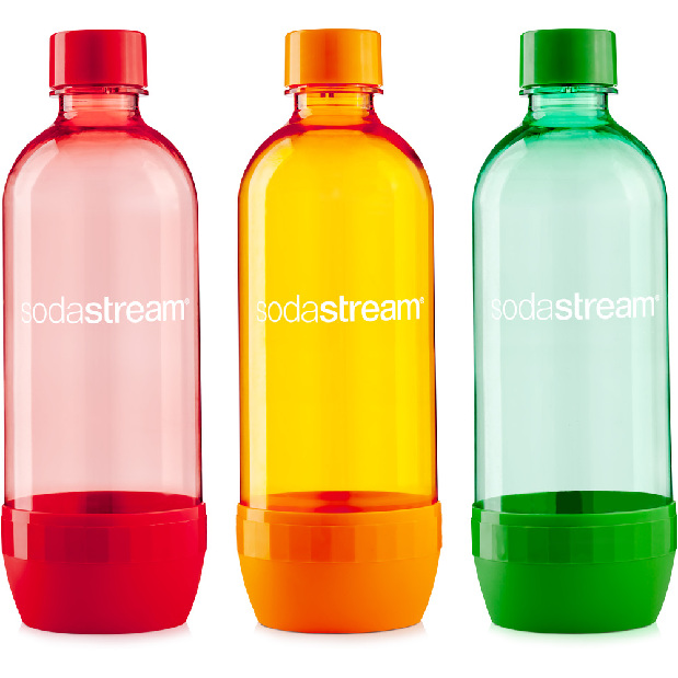 Boca Sodastream TRIPACK ORANGE/GREEN/RED 1l (3 kom.)
