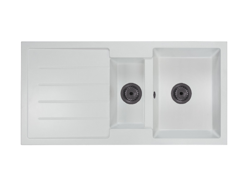 Kuhinjski sudoper Yuxur (bijela) (bez otvora za bateriju) (L)