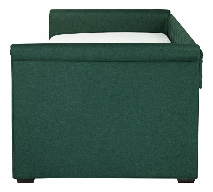 Krevet na razvlačenje 90 cm LISABON (s podnicom) (zelena)