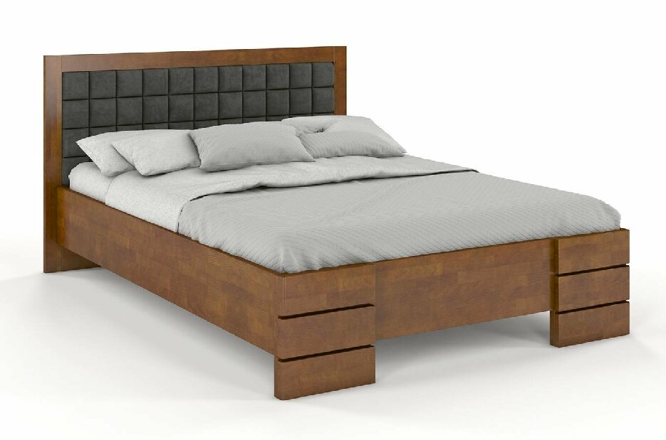 Bračni krevet 180 cm Storhamar High (bukva)