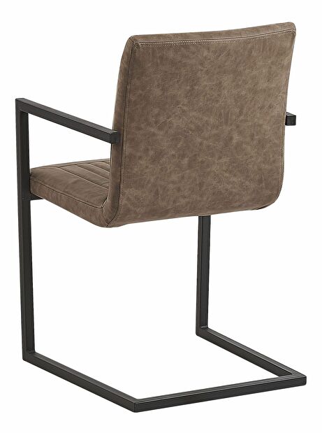 Set 2 kom. blagovaonskih stolica BOLENDE (smeđa)