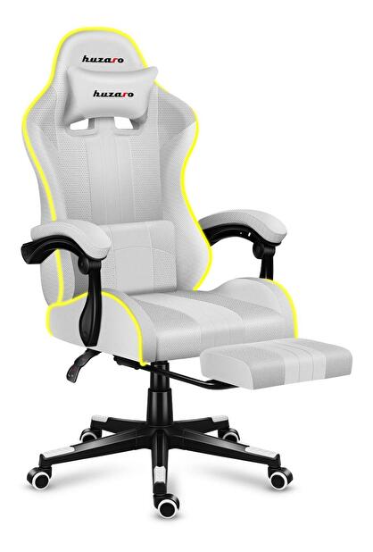 Gaming stolica Fusion 4.7 (bijela + šarena) (s LED rasvjetom)