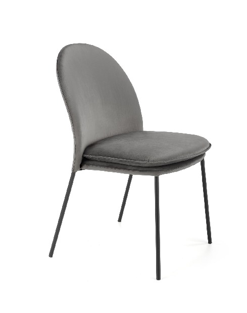 Blagovaonska stolica Kemis (siva + crna)