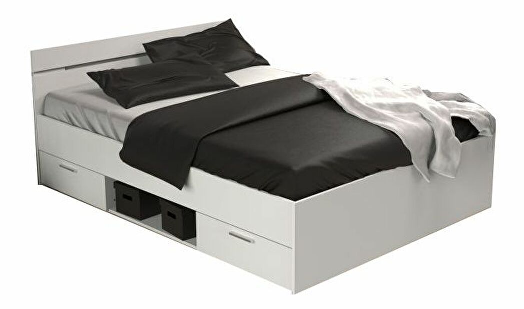 Bračni krevet 140 cm Myriam (bijela) *rasprodaja