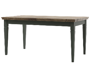 Blagovaonski stol- Elvina Typ 92 (tamnozelena + hrast lefkas) (za 8 i više osoba)