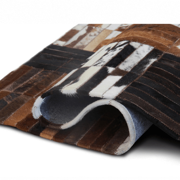 Kožni tepih 201x300 cm Korlug TIP 04 (goveđa koža + uzorak patchwork) 