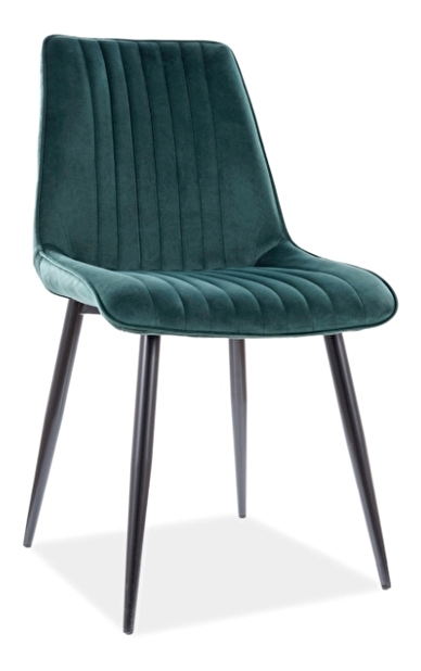 Blagovaonska stolica Kelly (zelena + crna)