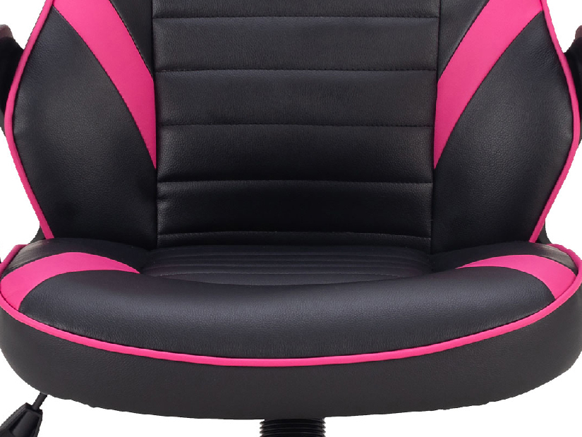 Uredska fotelja Ysnia-Y207-PINK (crna + ružičasta)