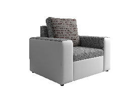 Fotelja Lavenda (siva + bijela) 