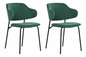 Set blagovaonskih stolica (2 kom.) Kenza (zelena)