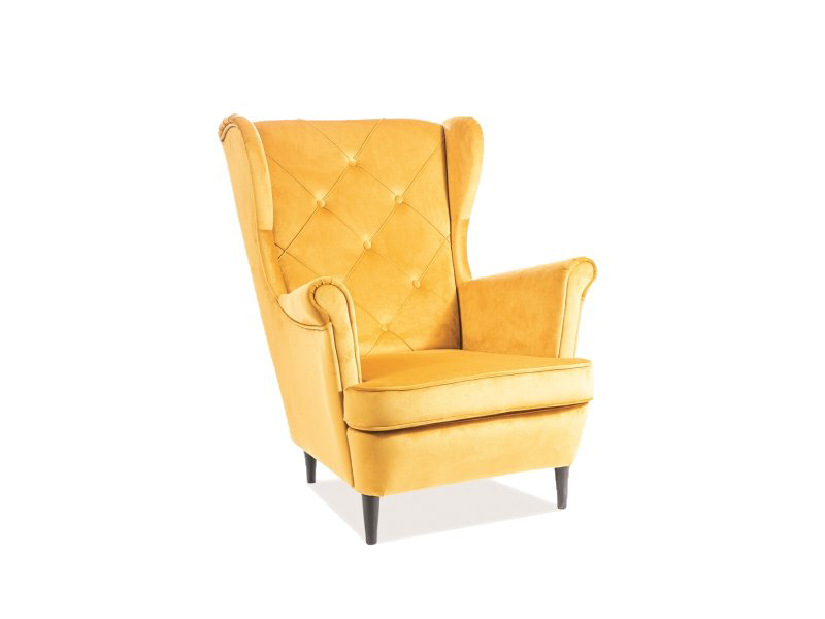 Fotelja za opuštanje Laure (žuta)