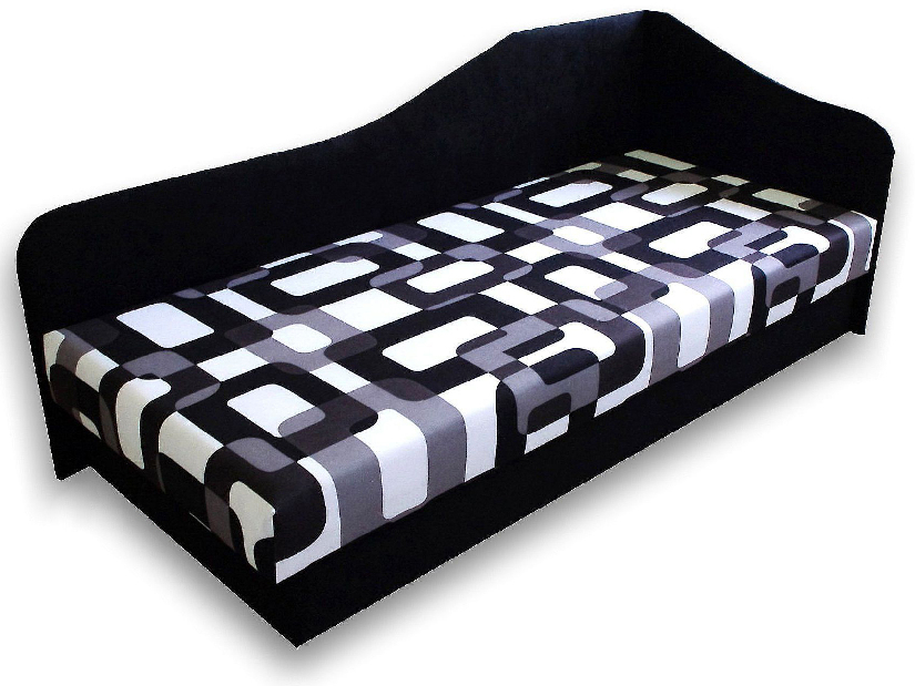 Jednostruki krevet (ležaj) 80 cm Lady 87 (crna) (D) *rasprodaja 
