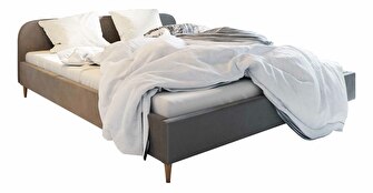 Bračni krevet 180 cm Lon (siva) (bez podnice i prostora za odlaganje)