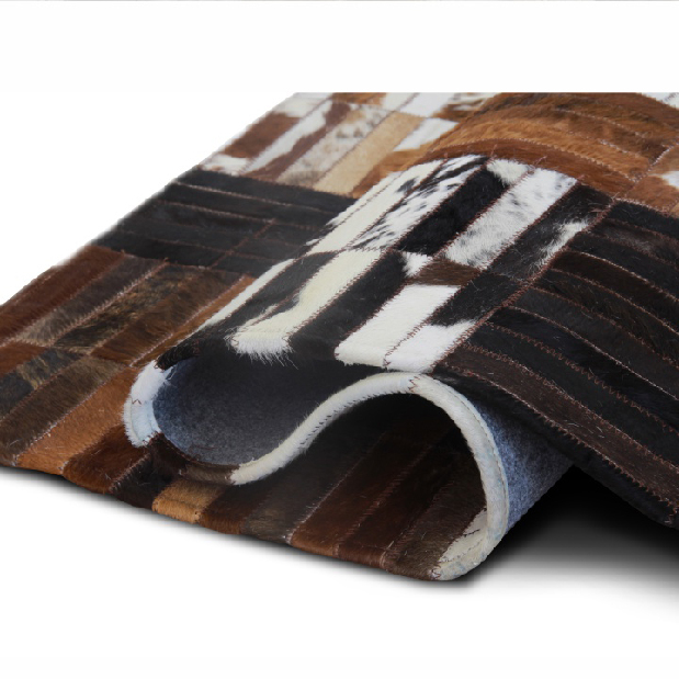 Kožni tepih 120x180 cm Korlug TIP 04 (goveđa koža + uzorak patchwork) 