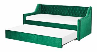 Jednostruki krevet 200 x 90 cm Monza (zelena)