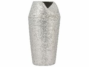 Vaza AZEMMOUR 33 cm (stakloplastika) (srebrna)