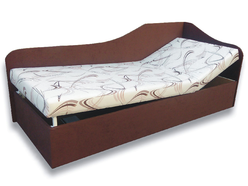 Jednostruki krevet 90 cm Abigail (Sand 10 + tamnosmeđa 40) (D) *rasprodaja