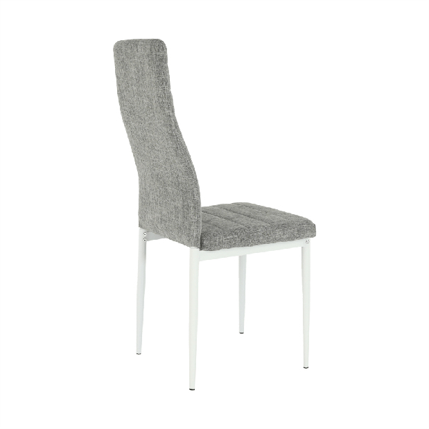 Blagovaonska stolica Collort nova (svjetlosiva + bijela) 