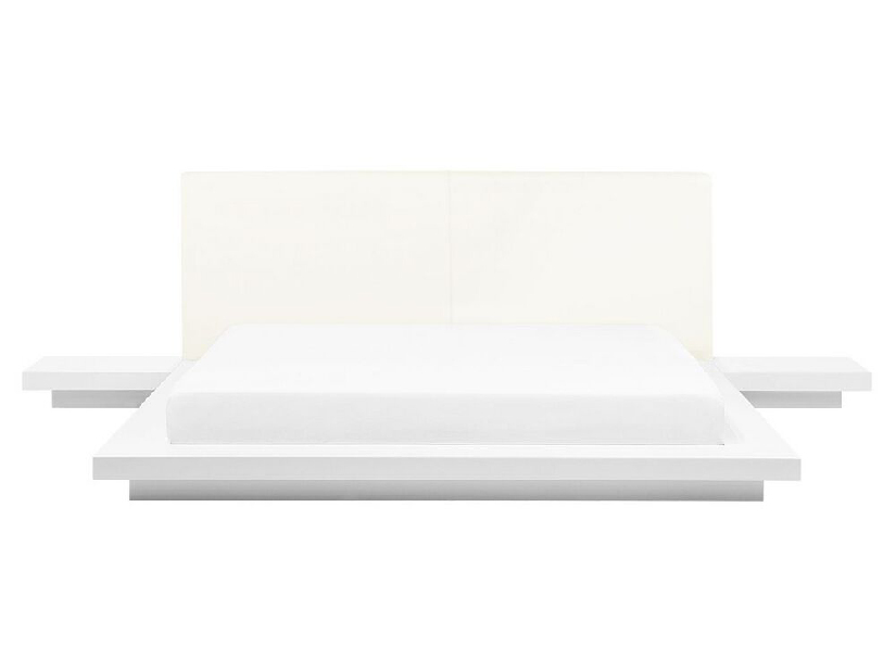 Vodeni bračni krevet 160 cm Zendaya (bijela) (s madracem)