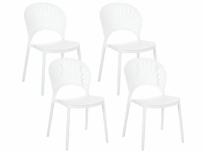 Set blagovaonskih stolica (4 kom.) Ostza (bijela)