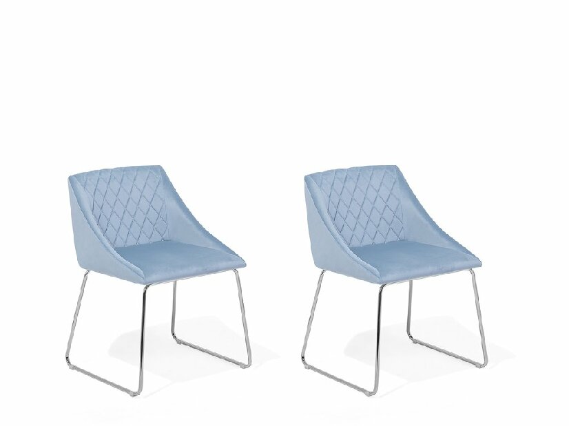 Set blagovaonskih stolica 2 kom. Aricata (svijetlo plava)