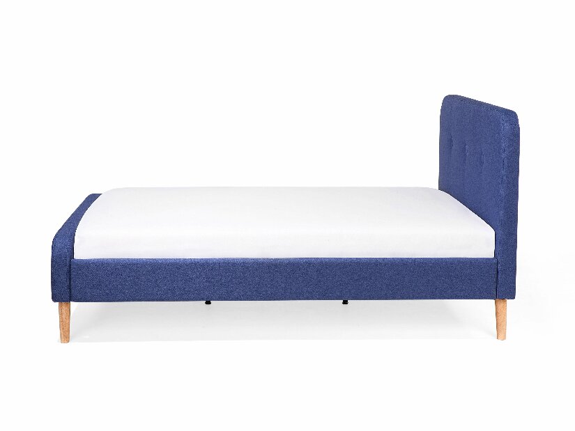 Bračni krevet 180 cm ROME (s podnicom) (plava)