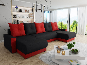 Sofa na razvlačenje s prostorom za odlaganje U (Lux 14 + Lux 23)