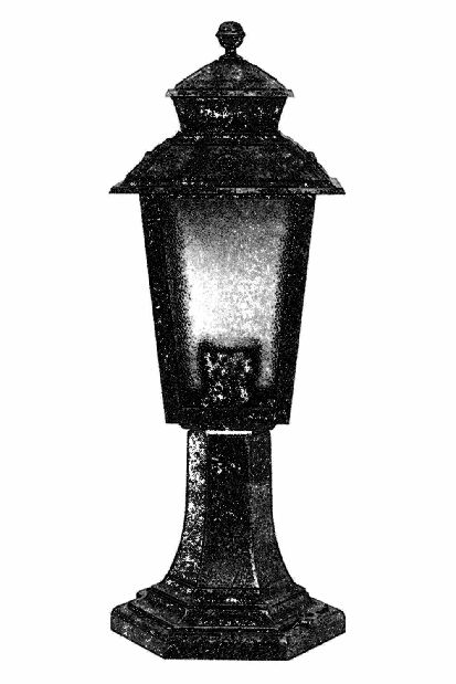 Vanjska zidna svjetiljka Brenna (smeđa)