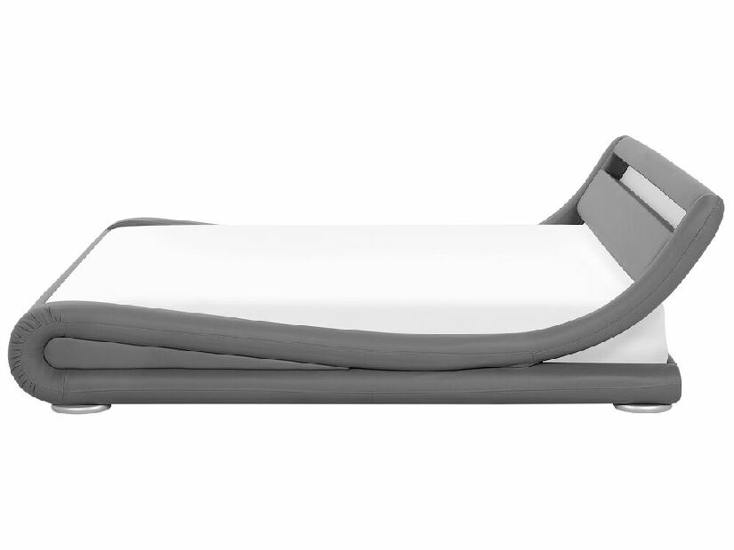 Bračni vodeni krevet 180 cm Anais (siva) (s podnicom i madracem)