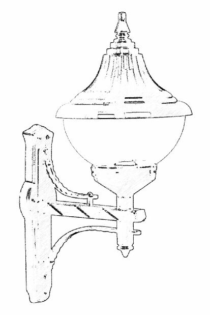 Vanjska zidna svjetiljka Hadi (crna)