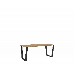 Blagovaonski stol Carol 185x90 (hrast lancelot) (za 4 do 6 osoba)