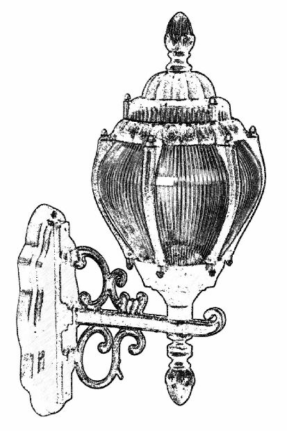 Vanjska zidna svjetiljka Stephan (crna)
