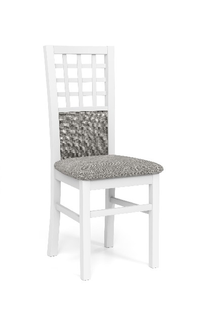 Blagovaonska stolica Garret 3 (bijela + siva)