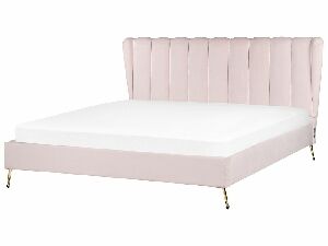 Bračni krevet 180 cm Mirabell (ružičasta)