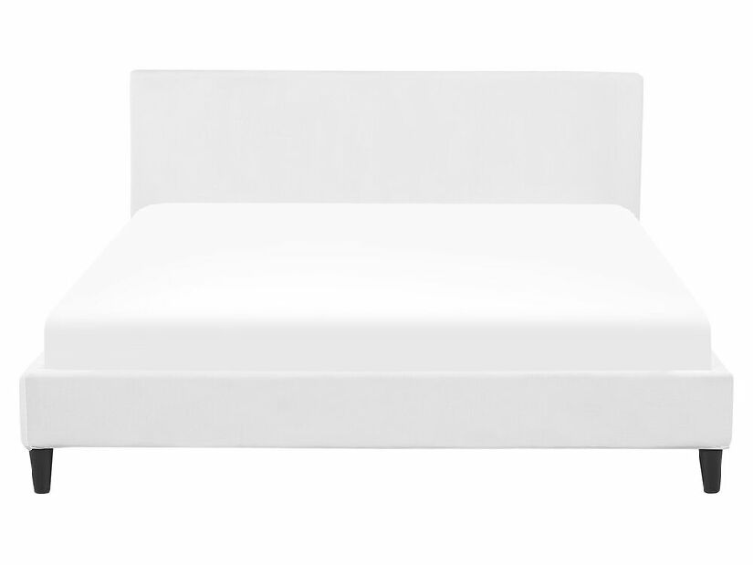 Bračni krevet 160 cm FUTTI (s podnicom) (bijela)