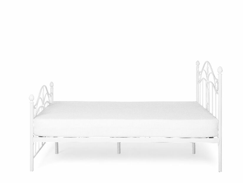 Bračni krevet 160 cm ANTALIA (s podnicom) (bijela)