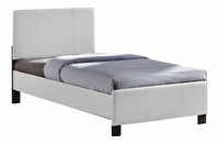 Jednostruki krevet 90 cm Coson (bijela) (S podnicom)  