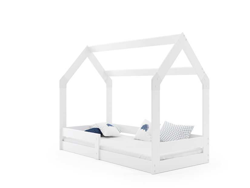 Dječji krevet 80 cm Dormo D (bijela) (s podnicom i madracem)