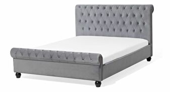 Bračni krevet 140 cm ARCHON (s podnicom) (siva)